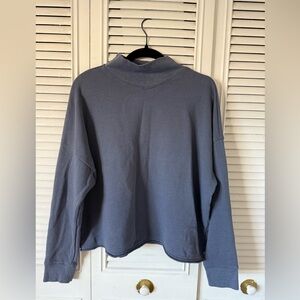 Madewell Mock Neck Crop Sweater